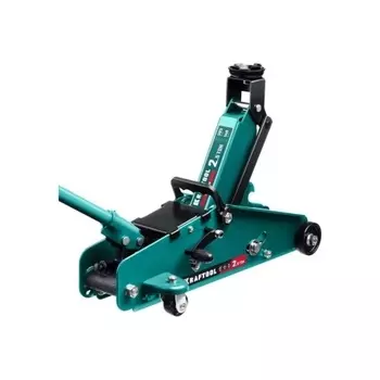 Домкрат подкатной KRAFTOOL S-PIN, 2.5т, 140-385 мм, с увеличенным подъемом и фиксатором (43457-2.5)