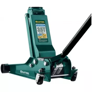 Домкрат подкатной KRAFTOOL UNIVERSAL, 3.5т 95-552 мм, универсальный для СТО (43454-3.5)
