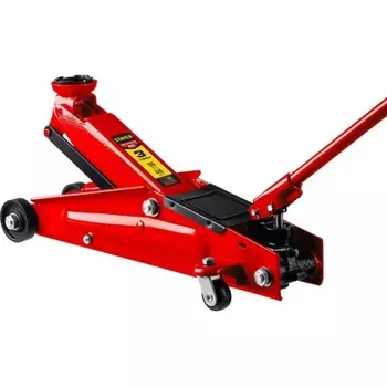 Домкрат подкатной STAYER RED FORCE, 3т, 135-410 мм, с увеличенным подъемом и поворотной ручкой (43151-3)