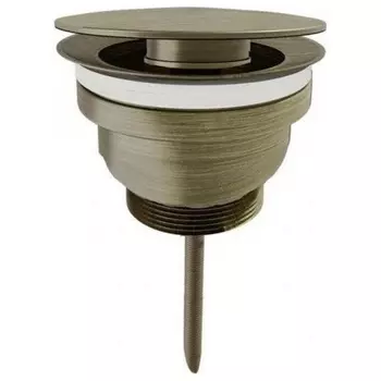 Донный клапан с переливом Teymi Lina для раковины, бронза матовый T140214