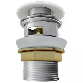 Донный клапан Teymi для раковины с переливом, белый T140103