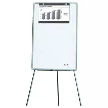 Доска-флипчарт магнитно-маркерная Deli E7885 (60x90 см) белый