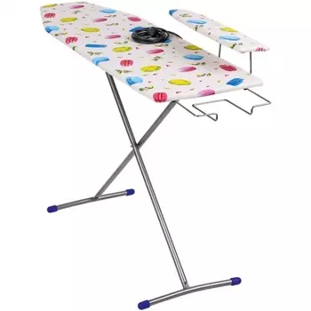 Доска глад."ЛИНА"-4 х\б, ДСП, рукав, розетка, 112*35 см ДЛ4