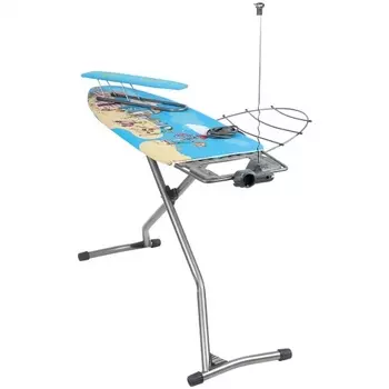 Доска глад."НИКА" -12 х\б, (перф.лист),рукав,пол.д/белья бок,,эл.роз. 122*40см Н12