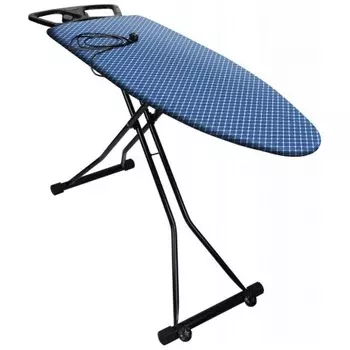 Доска глад. "Nika sport" ,моноблок,тефлон, роз., колесики д/перемещения, 122*40 , Ника точки 1,NSТ/1