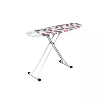 Доска глад. Perilla "Элона", белая, хлопок (мет.монобло,подст п/утюг, розетк) 120*38 см,, 211702