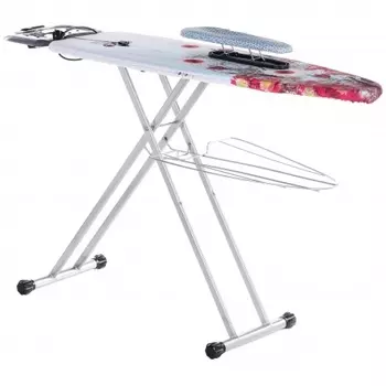 Доска глад. Perilla "Сильвия" хлопок, мет.моноблок, подст.под утюг, розетка, 120*44 см, арт. 214113 хорошее состояние