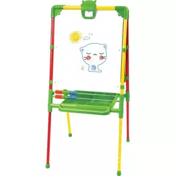 Доска знаний - Мольберт двусторонний 107,5 см М2Л/СФ2 желто-красный