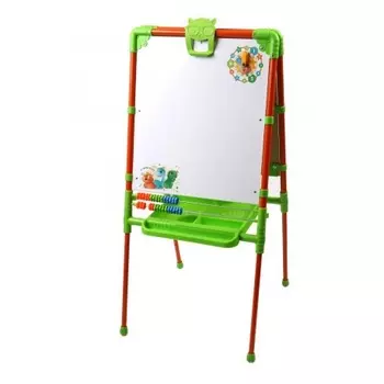 Доска знаний-мольберт "Растущий" со счетами, макс.выс. 107,5 см М2/О2 оранжевый