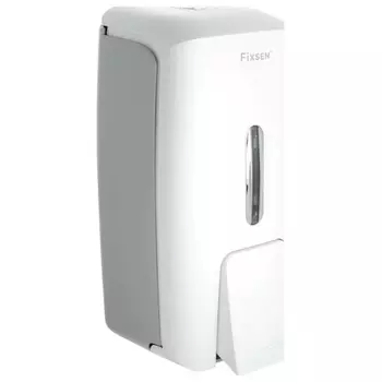 Дозатор для ж/м настенный 825мл Fixsen HOTEL пластик белый (FX-31012J)