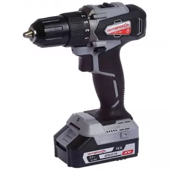 Дрель-шуруповерт аккумуляторная Интерскол ДА-13/18ВК (575.1.2.70)