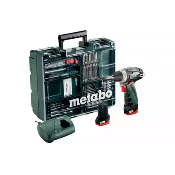 Дрель-шуруповерт аккумуляторная Metabo PowerMaxx BS Basic Set 2x2.0 600080880