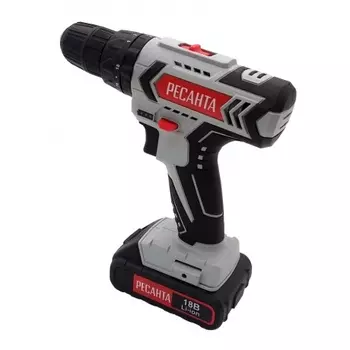 Дрель-шуруповерт аккумуляторная Ресанта ДА-18-2ЛК (75/14/5)
