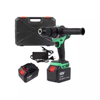 Дрель-шуруповерт аккумуляторная ударная Zitrek Green Impact 18V (18В, Li-ion 2x6.0Ач)