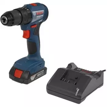Дрель-шуруповерт Bosch GSB 185-LI аккум. патрон:быстрозажимной (кейс в комплекте) (06019K3101)