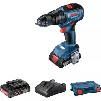 Дрель-шуруповерт Bosch GSB 18V-50 + L аккум. патрон:быстрозажимной (кейс в комплекте) (06019H5100)
