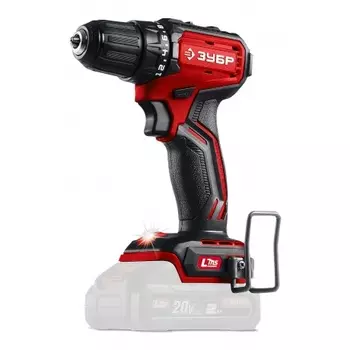Дрель-шуруповерт ЗУБР 20 В, 45 Н·м, без АКБ (LMS), бесщеточная (ДБ-45)