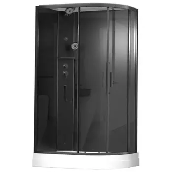 Душевая кабина Timo Premium ILMA Black 120*80*222 (ILMA902LB)