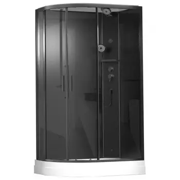 Душевая кабина Timo Premium ILMA Black 120*80*222 (ILMA902RB)