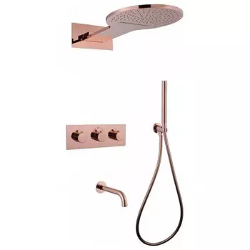 Душевая система ABBER Wasser Kreis AF8150RG роз. золото уцененный