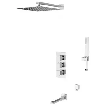 Душевая система D&K встраиваемая термостатическая с изливом Bayern.Liszt (DA2515601A04)