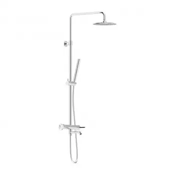 Душевая система Damixa Scandinavian Pure 936740000 c душевым смесителем полкой, хром