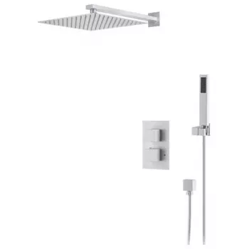 Душевая система для душа DK встраиваемая термостатический матовый белый Bayern.Liszt (DA2515708A04)