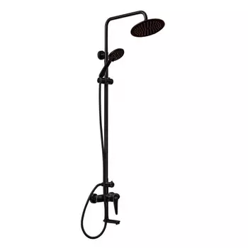 Душевая система ПСМ-ПРОФСАН STEEL PSM-301-8 тип См-ВДшОРНТрА Черный-бронза