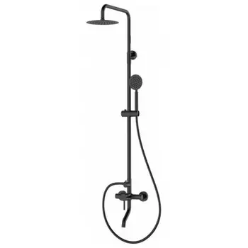 Душевая система с изливом RUSH Melos (SUS1101-40Black)
