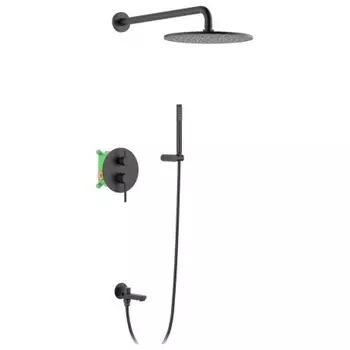 Душевая система Timo встроенная черный Saona (SX-2379/03SM)