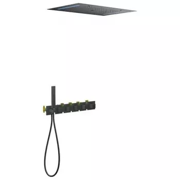 Душевая система встроенная с термостатом Timo Petruma черный (SX-5229/03SM)
