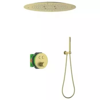 Душевая система встроенная с термостатом Timo Saona золото матовое (SX-2370/17SM)