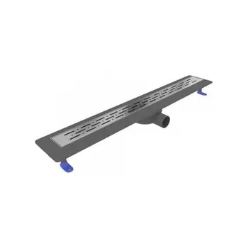 Душевой трап с комбинированным гидрозатвором Teymi Helmi Prime 80 см хромированный обод, решетка из нержавеющей стали T90345