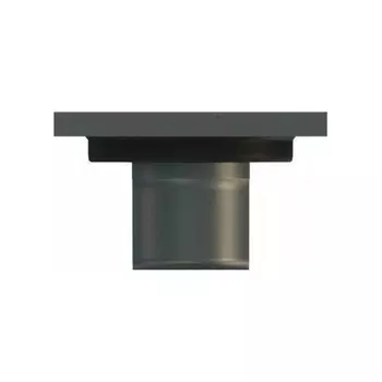 Душевой трап с сухим затвором вертикальный выпуск Teymi Helmi 10х10 c решеткой хром T90322