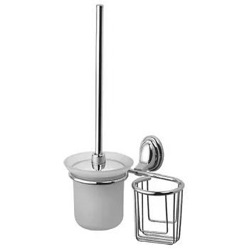 Ершик с держателем освежителя Haiba хром (HB1510-1)