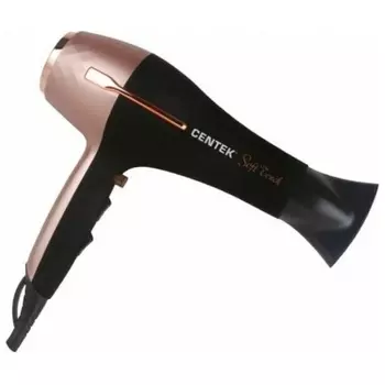 Фен Centek CT-2242 розовое зотоло/черный