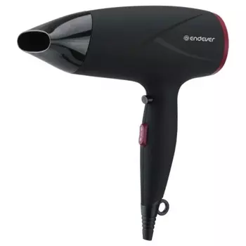 Фен Endever Aurora 462 черный 2000Вт 2 скор.