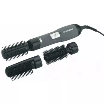 Фен-щетка Starwind SHB 6050 800Вт серый