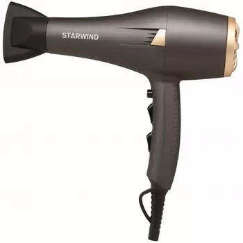 Фен Starwind SHD 6077 2200Вт графит/золотистый