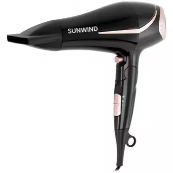 Фен SunWind SUHD 550 2200Вт черный/розовое золото