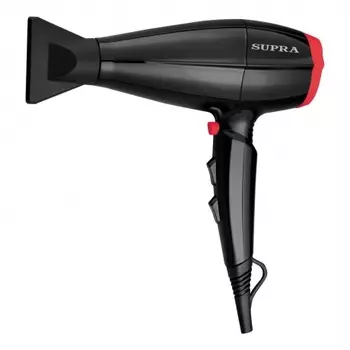 Фен Supra PHS-2017M черный/красный