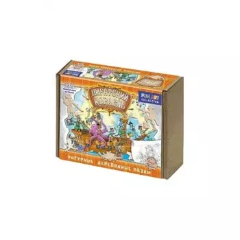 Фигурный деревянный пазл "FUN ART collection" Пиратский корабль 8329