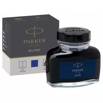 Флакон с чернилами Parker Quink Ink Z13 (1950376) синие чернила 57мл для ручек перьевых