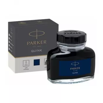 Флакон с чернилами Parker Quink Ink Z13 (1950378) черный/синие чернила 57мл для ручек перьевых