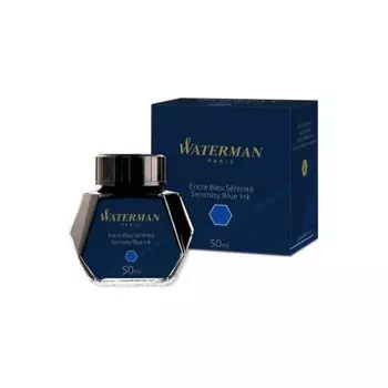 Флакон с чернилами Waterman (CWS0110720) Serenity Blue чернила 50мл для ручек перьевых