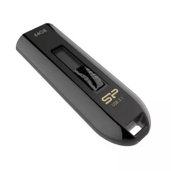 Флешка 64Gb Silicon Power Blaze B21, USB 3.1, Черный SP064GBUF3B21V1K