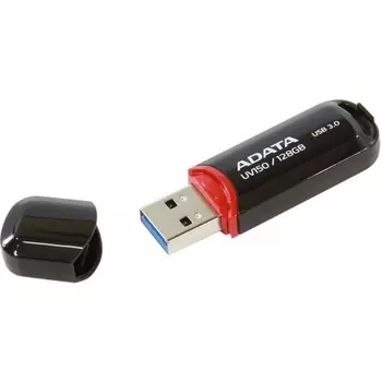 Флешка A-Data 128Gb UV150 (AUV150-128G-RBK) USB3.0 Black