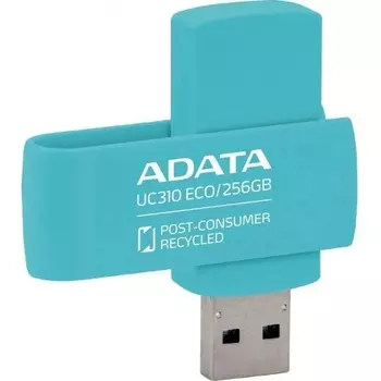 Флешка A-DATA 256GB (UC310E-256G-RGN) UC310E, USB 3.2, зеленый