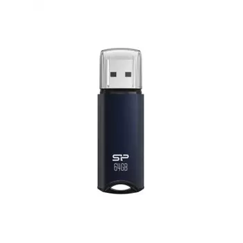 Флешка Silicon Power 64Gb Marvel M02 SP064GBUF3M02V1B, Blue