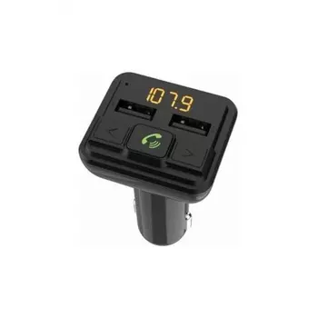 FM-трансмиттер Ritmix FMT-A880 черный MicroSD BT USB